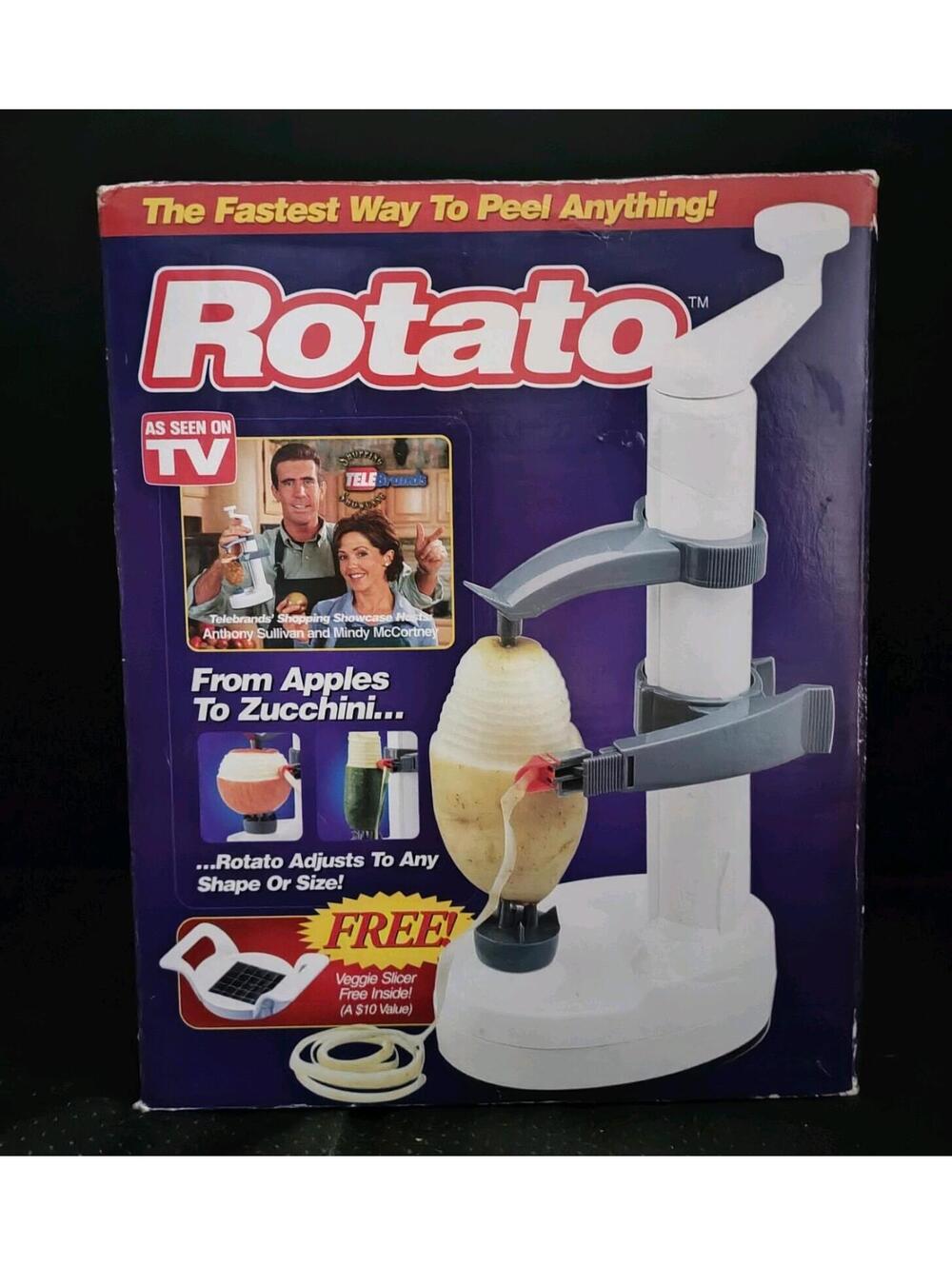 ROTATO  Potato Apple Vegetable Zucchini Peeler "AS SEEN ON TV"